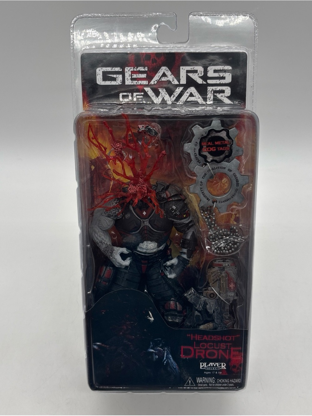 Gears of War "Headshot" Locust Drone 2008 - Action Figure NECA Brand New Sealed